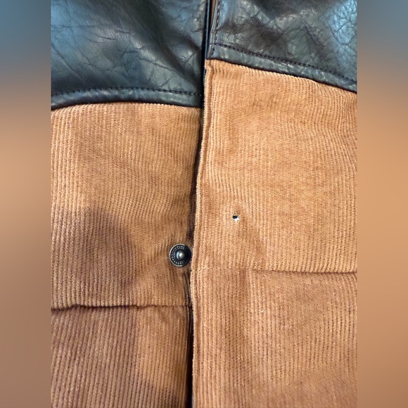 Levi’s Sherpa Corduroy Vest Brown Western Style – men’s XL – NWOT - Picture 4 of 4